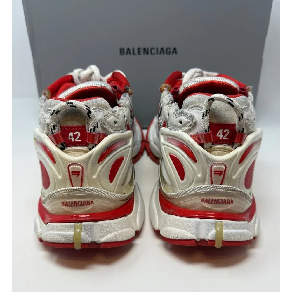 Balenciaga Runner Sneaker Red/White Size 9 US 42 EU